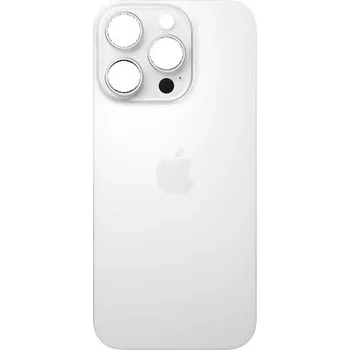Zadní kryt Apple iPhone 16 Pro Max White bílý větší otvor pro sklíčko kamery originál kvalita