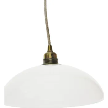 Lustr se skleněným oválným stínidlem