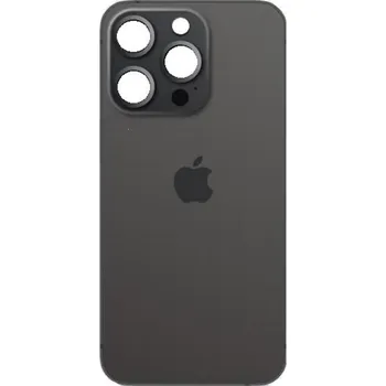 Zadní kryt Apple iPhone 15 Pro Max Titanium Dark černý větší otvor pro sklíčko kamery