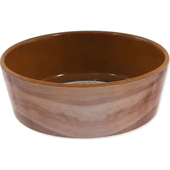Miska pro psa Miska Dog Fantasy vzor dřevo hnědá 12,5cm 300ml