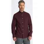 KOŠILE GANT REG FLANNEL MELANGE SHIRT WINE RED