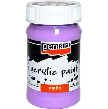 Výtvarná barva Matná akrylová barva Pentart 100ml - fialka