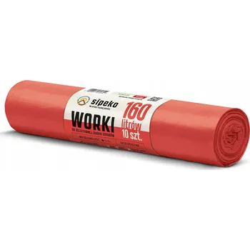 Pytle na odpadky LDPE Pytle na odpad SIPEKO 160L 10 Ks. ČERVENÉ