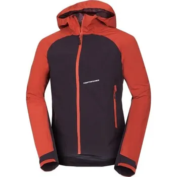 Pánská outdoorová bunda Northfinder IWAN L Červená, Černá