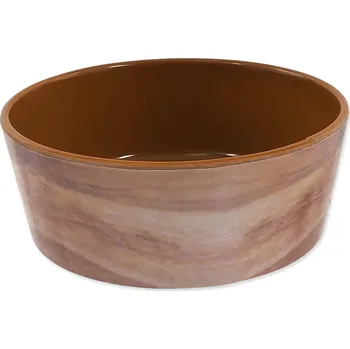 Miska pro psa Miska Dog Fantasy vzor dřevo hnědá 15cm 500ml