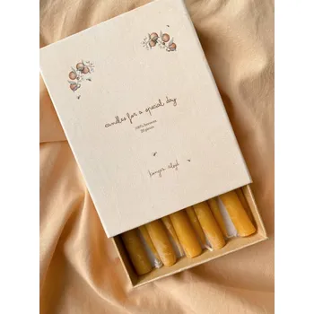 Svíčka Konges Slojd Konges Sløjd Svíčky z včelího vosku 20 ks Birthday Train Candles