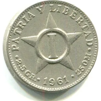 KUBA. 1 centavo 1961.