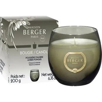 Svíčka Maison Berger AMBER POWDER, svíčka ve skle 200 g
