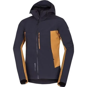 Pánská softshellová bunda Pánská hybridní softshellová bunda Northfinder GILBEROG XXL Černá, Oranžová