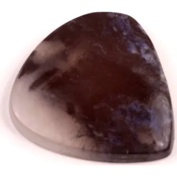 Korálek Kabošon Blue Dumotorite quartz č.4007 (33x31x5mm)