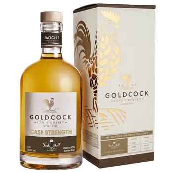Whisky Gold Cock 2014 Black Stuff Cask Strengt 60,3% blend whisky 0,7