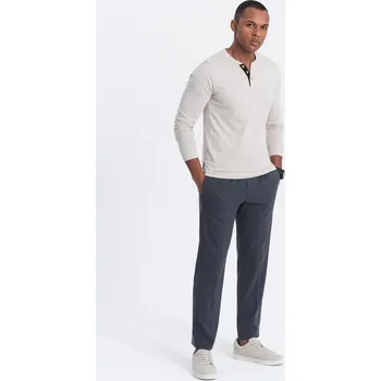 Pánská polokošile Ombre Ombre šedá 2564177