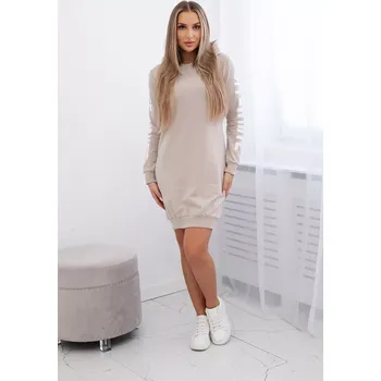 Dámské šaty Šaty Off White béžové Kesi růžová 3085902