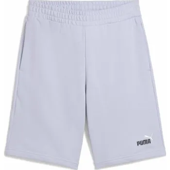 Pánské kraťasy Pánské teplákové kraťasy Puma ESSENTIALS 2 COLOR NO 1 LOGO SHORTS 10 S Světle modrá, Bílá