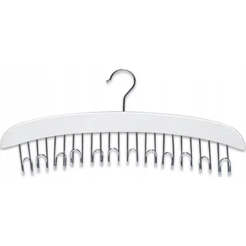 Věšák Šatní ramínko dřevěný Zeller bílý