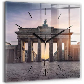 Hodiny Nástěnné hodiny Wallfluent černé 30 cm