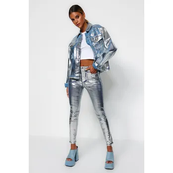 Dámské džíny Dámské džíny Trendyol Trendyol šedá 2504849