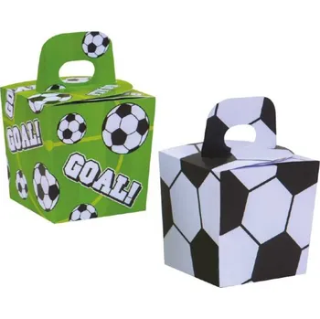 Jedlá dekorace na dort Decora Krabička na sladkosti Gól! (6 ks)