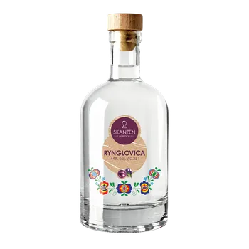 Pálenka Rynglovica 47% 0,5L Skanzen Modrá
