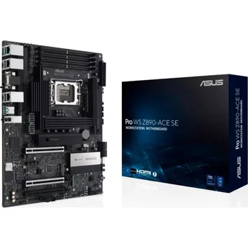 Základní deska ASUS MB Sc LGA1851 PRO WS Z890-ACE SE, Intel Z890, 4xDDR5, 1xThunderbolt, 1xHDMI, 1xVGA, ATX