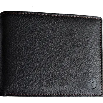 Peněženka Segali 614538 pánská kožená peněženka black/cognac