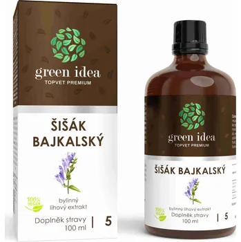 Přírodní produkt GREEN IDEA Šišák bajkalský extrakt 100 ml