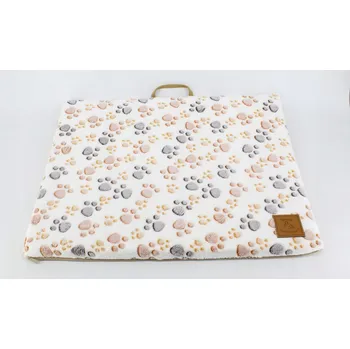 Pelíšek pro psa Polarová podložka/deka pro psa 100x80 cm bílá Mustang