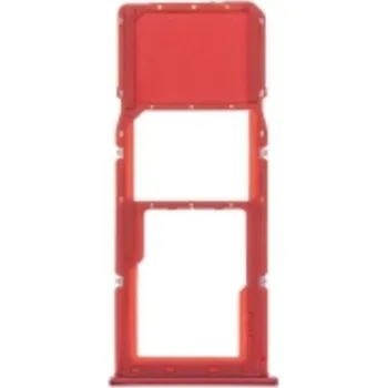Držák SIM microSD Samsung A217 Galaxy A21s Red červený originál kvalita