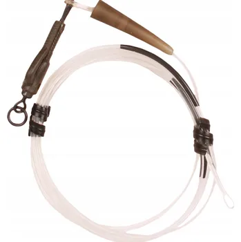 Antisplątací Sada Korda Dark Matter 8 Ring Swivel 50 cm Průhledná 40 lb