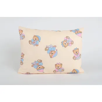 Povlečení Dětský povlak na polštářek 60x45 cm - bavlna - medvídek v pyžamku