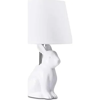 Lampička Stolní lampa Konsimo LEPUS bílá, vícebarevná 40 W