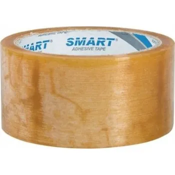 Lepicí páska Kaučuková LEPICÍ PÁSKA Balicí Průhledná pro MONTÁŽ 48mmx50m Smart
