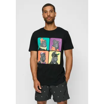 Pánské tričko Bored Gorilla Multi Tee černé Mister Tee černá 2854262