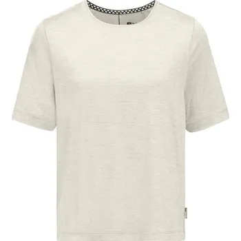 Dámské tričko Dámské triko Jack Wolfskin TRAVEL T W M Bílá