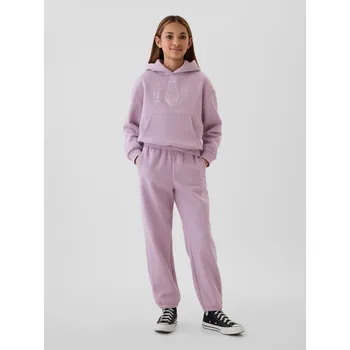 GAP Dětské tepláky s logem - Holky GAP růžová 2869164