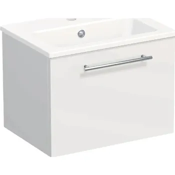 Koupelnový nábytek Koupelnová skříňka s umyvadlem Intedoor TRENTA 50 cm bílá matná TRE MINI 50 1Z S 379