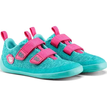 Dívčí tenisky Dětské barefoot boty Affenzahn Sneaker Knit Happy - OWL, Affenzahn Velikost: 30
