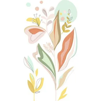 Tapeta Vliesový panel 392111 The Wall 2 Listí, Abstraktní 159 x 280 cm