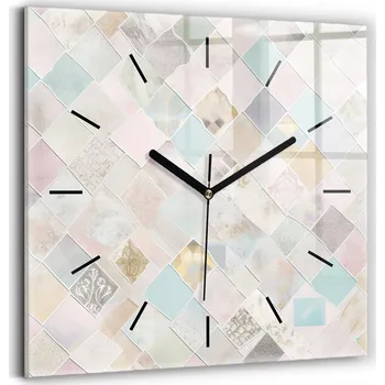 Hodiny Nástěnné hodiny Wallfluent bílé 30 cm