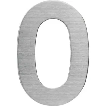 Domovní číslo Nerezové číslo RN.120L.0.N v plochém „2D“ provedení, nerez