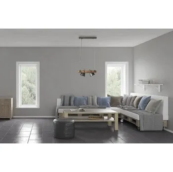 Lustr Brilliant Decca E27 2x10 W hnědo/černý