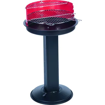 Zahradní gril befree Sloupový kovový gril na dřevěné uhlí (79x39 cm)