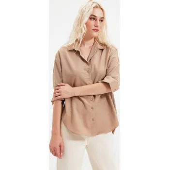 Dámská košile Dámská košile Trendyol Loose Fit Trendyol růžová 1468961