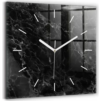 Hodiny Nástěnné hodiny Wallfluent černé 30 cm