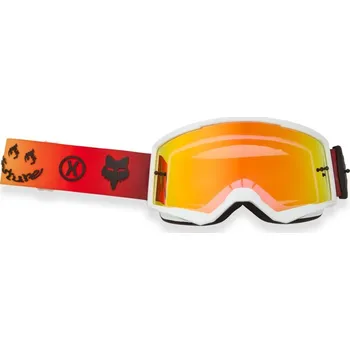 Motocyklové brýle Brýle - FOX Main Hello Future 2025 - White / Yellow