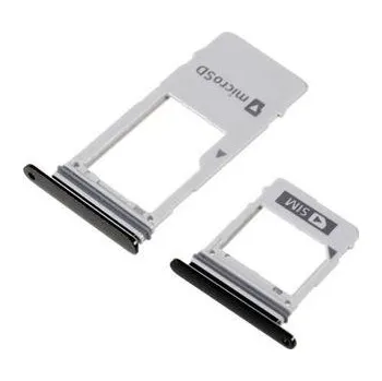 Držák SIM microSD Samsung A530 Galaxy A8 2018 Black černý originál kvalita