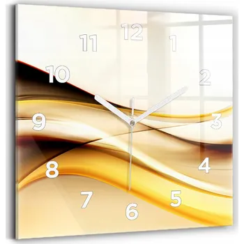 Hodiny Nástěnné hodiny Wallfluent žluté 30 cm