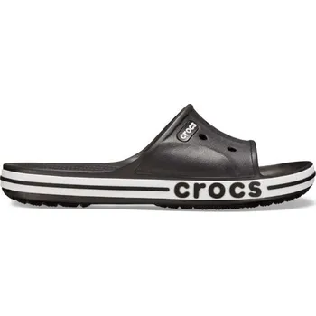 Pánská obuv Unisex pantofle Crocs BAYABAND SLIDE M6W8 Černá, Bílá