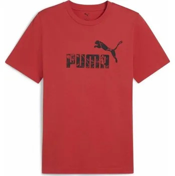 Pánské triko Puma GRAPHIC NO.1 LOGO TEE XXL Červená, Černá