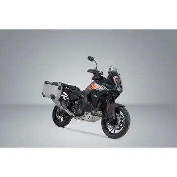 Zavazadlo na motocykl SW-MOTECH TRAX ADV sada bočních kufrů-stříbrné, 45/37 l. KTM 1290 Super Adv.